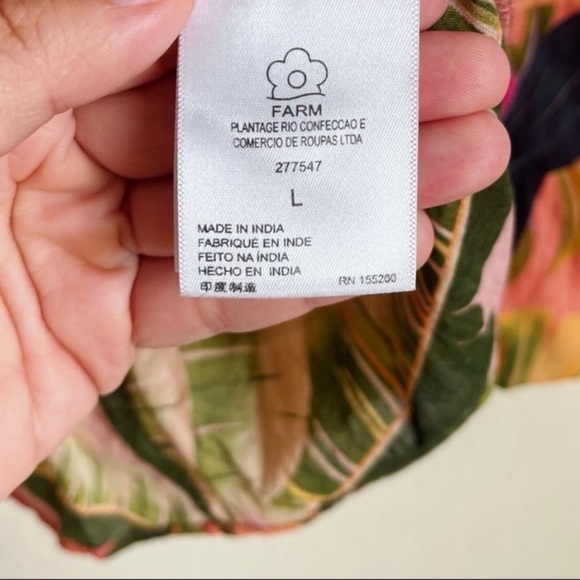 FARM Rio Yasmine Ruffled Blouse Peplum Bird Top
Anthropologie - Picture 5 of 5